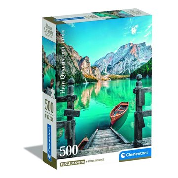 Puzzle Braies Lake High Quality 500pzs