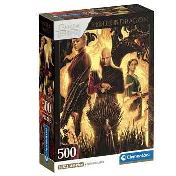 Puzzle La Casa del Dragon 500pzs