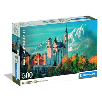 Puzzle Neuschwanstein Castle High Quality 500pzs