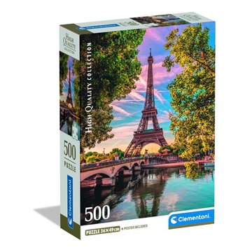Puzzle Along the Seine High Quality 500pzs
