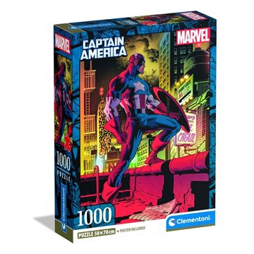 Puzzle Capitan America Marvel 1000pzs
