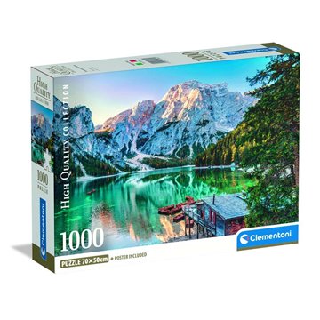Puzzle Emerald Lake Braies High Quality 1000pzs