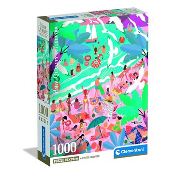 Puzzle Sunday at the Beach High Quality 1000pzs