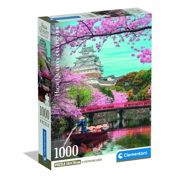 Puzzle Himeji Castle in Spring High Quality 1000pzs