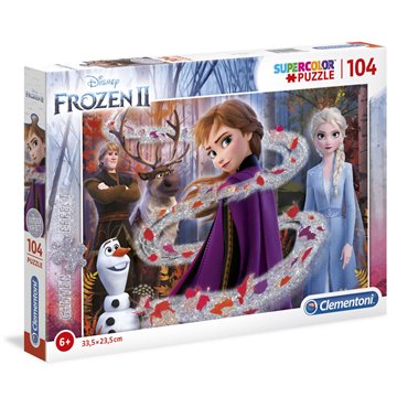 Puzzle Glitter Effect Frozen 2 Disney 104pzs
