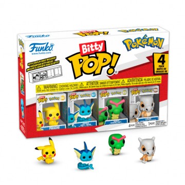 Blister 4 figuras Bitty POP Pokemon Pikachu de Funko - Peluches