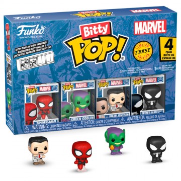 Blister 4 figuras Bitty POP Marvel Spider-Man de Funko - Reservas