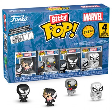 Blister 4 figuras Bitty POP Marvel Spider-Man Venom de Funko - Reservas