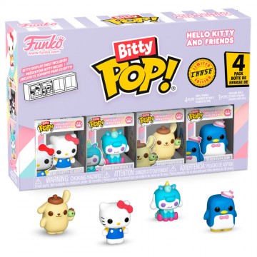 Blister 4 figuras Bitty POP Hello Kitty and Friends Hello Kitty de Funko - Reservas