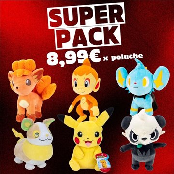 Pack oferta Peluches Pokemon